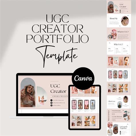 ugc portfolio template